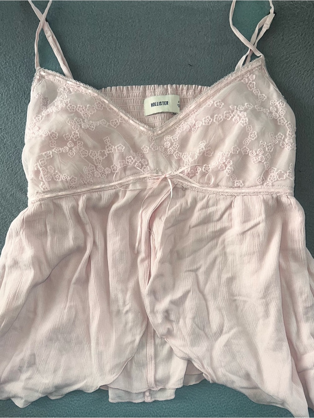 Hollister babydoll flowy top